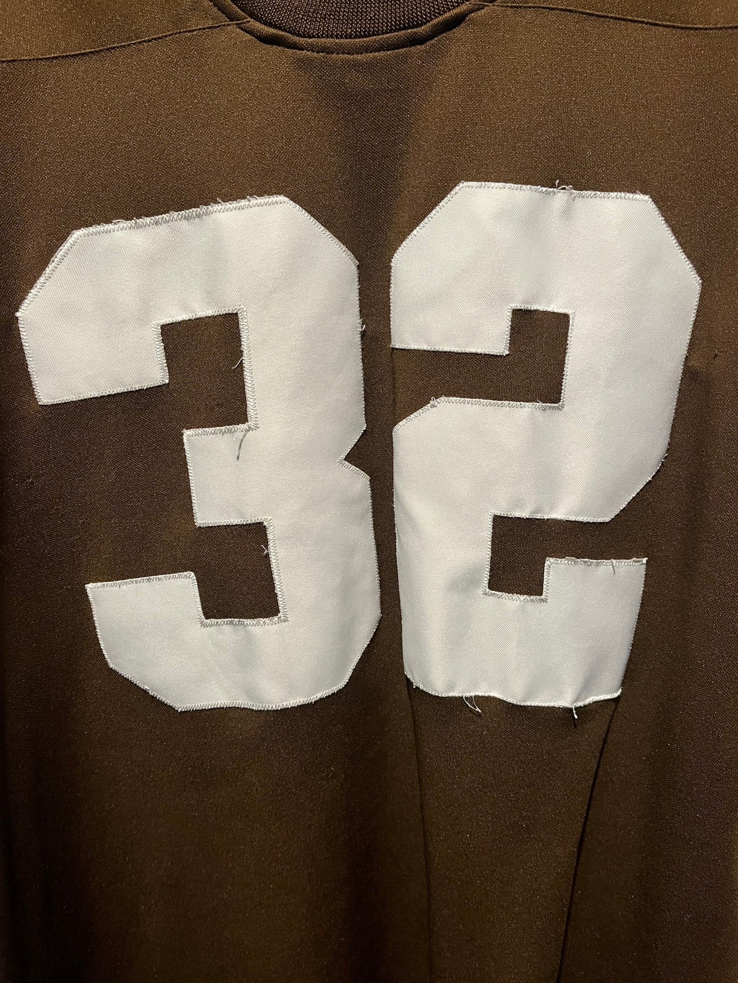Jim Brown #32 Throwbacks Gridiron Jersey 1964 Brown White Size 54 Vintage