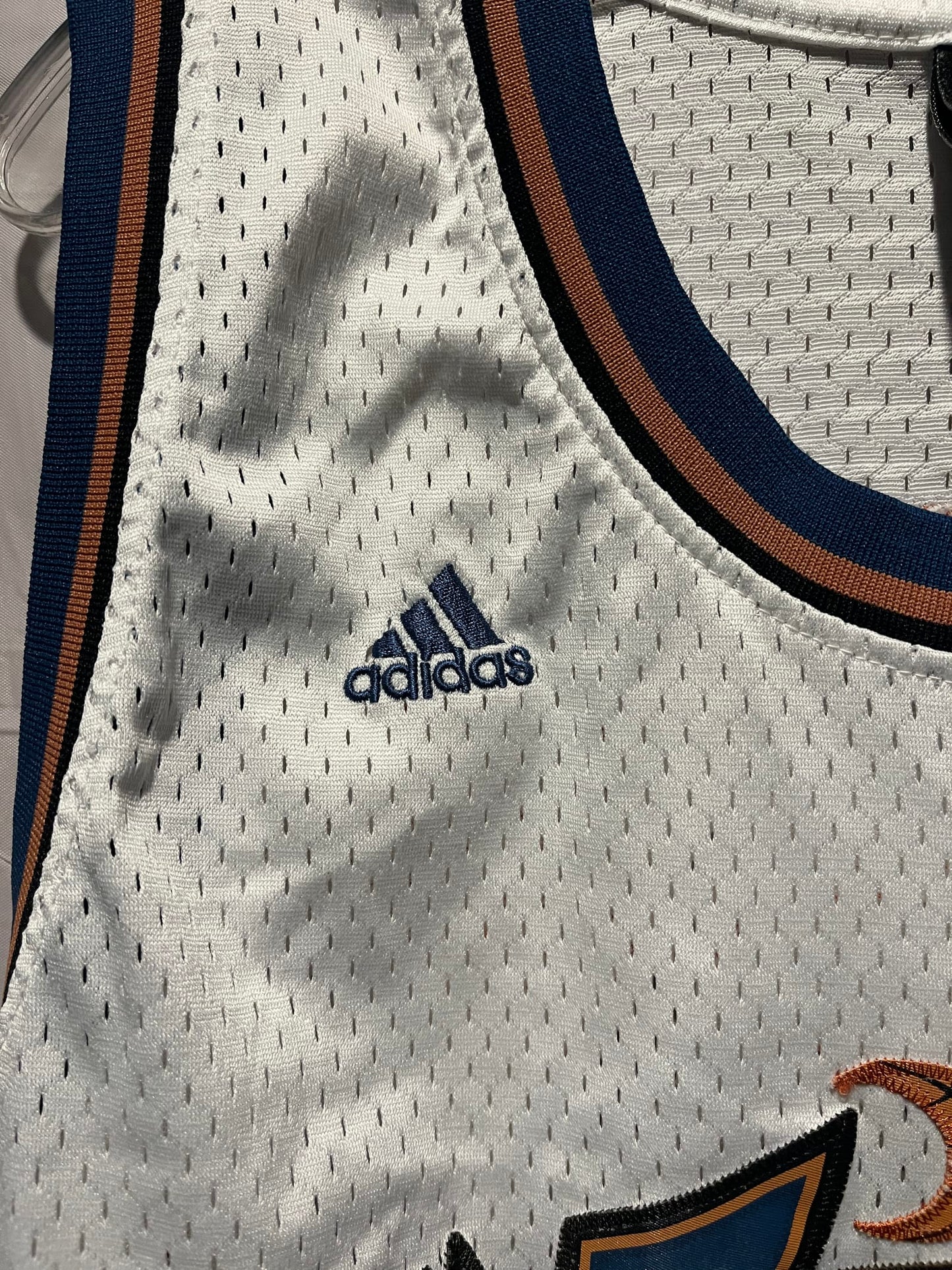 Vintage Adidas Washington Wizards Gilbert Arenas Jersey XXL White NBA