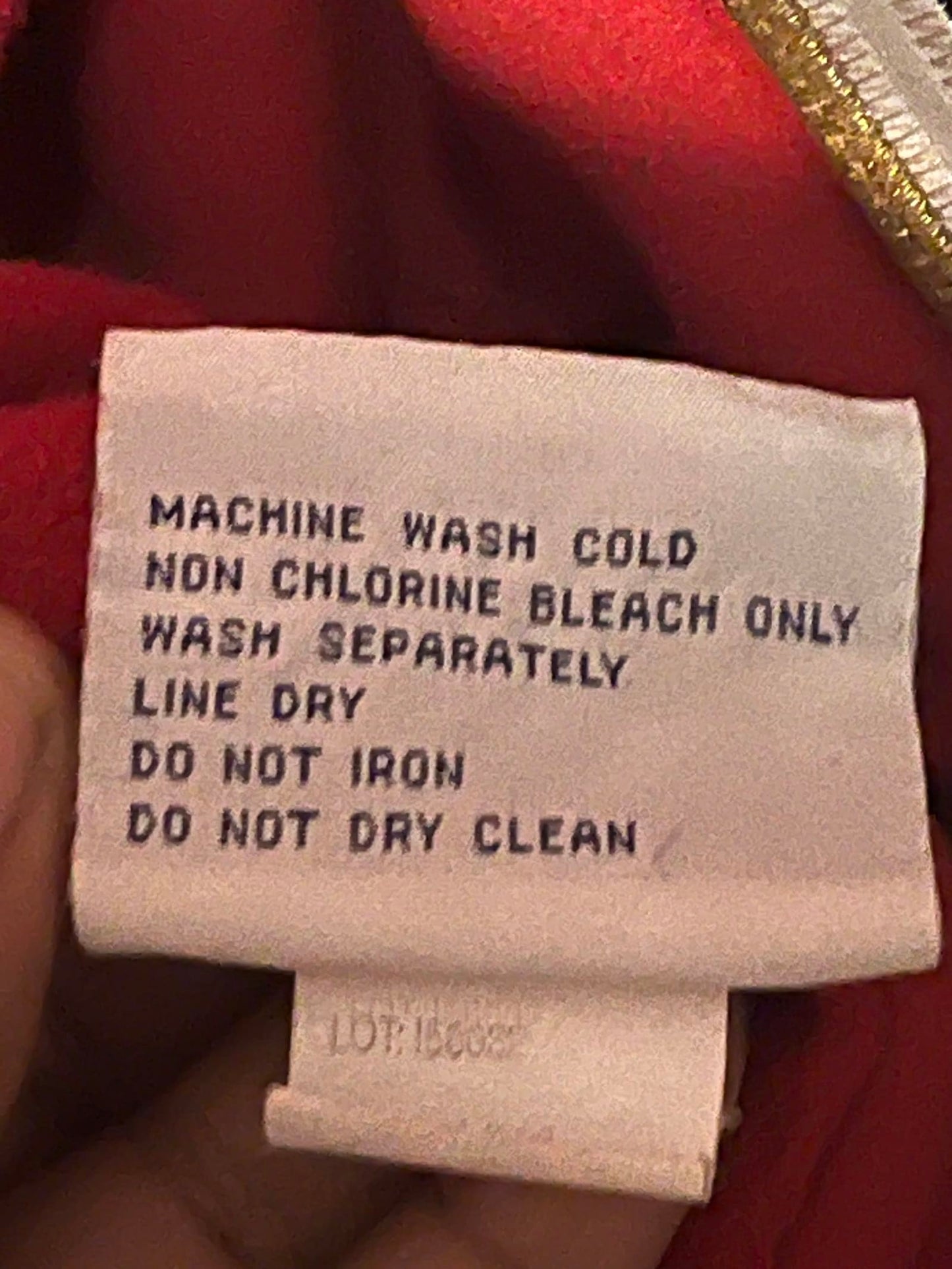 Gently Used Thrift Store – Majestic Washington Nationals Jacket Xxl Authentic Collection Red Dc Mlb Zip