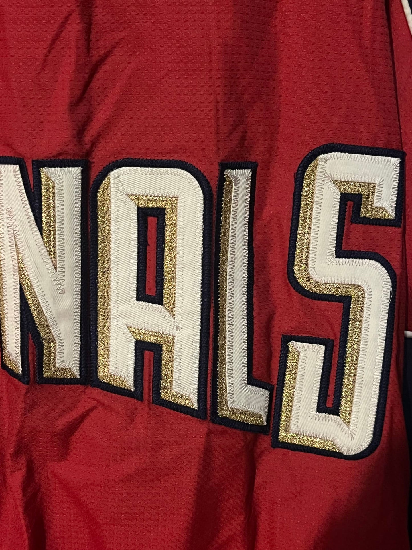 Majestic Washington Nationals Jacket XXL Authentic Collection Red DC MLB Zip