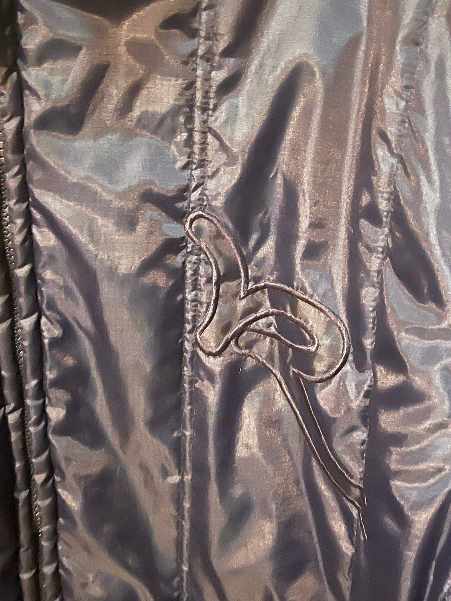 Vintage Rocawear Quilted Bomber Jacket 2XL Navy Blue Hip Hop Y2K